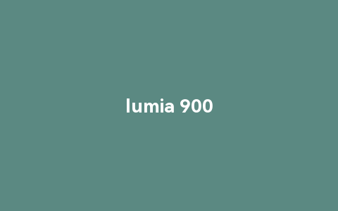 lumia 900